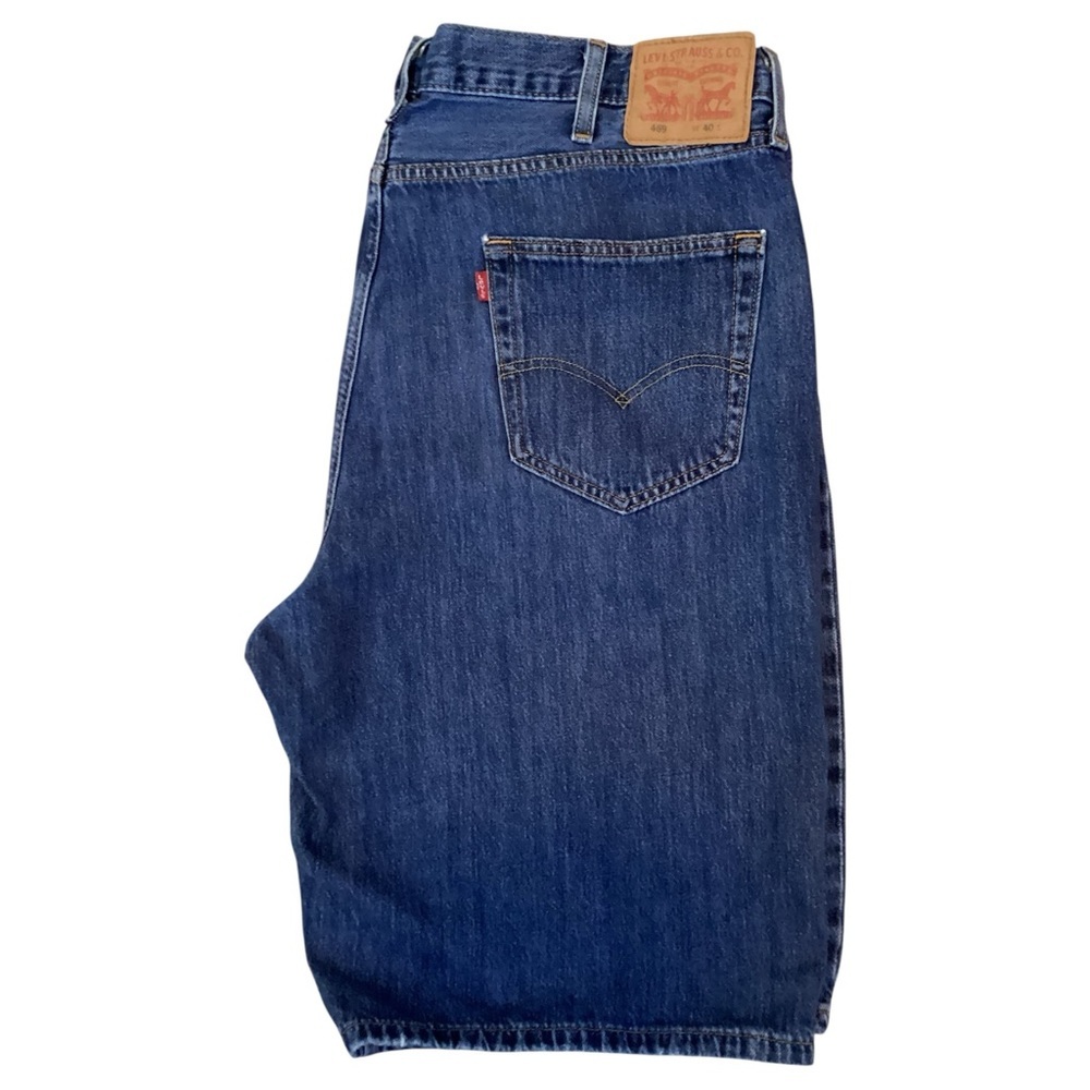 Levi’s 469 Men’s Straight Denim Jean Shorts Size 40 Red Tab